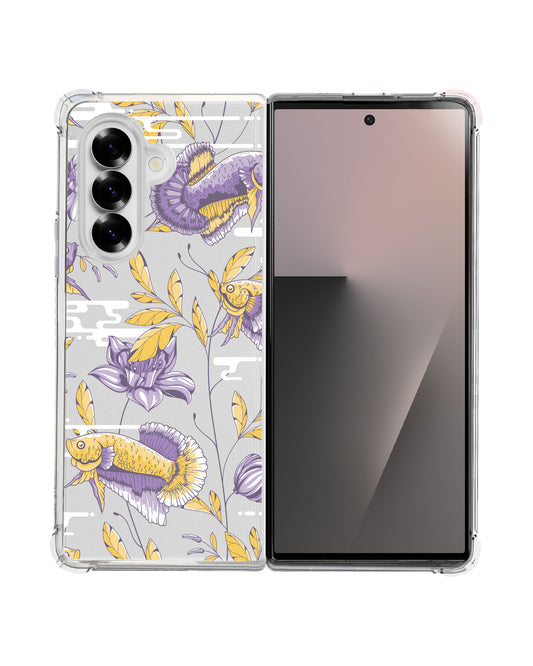 Android Flip / Fold Rearguard Hybrid - Fish & Floral 5.0