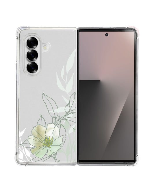 Android Flip / Fold Rearguard Hybrid - Greenmint Lily