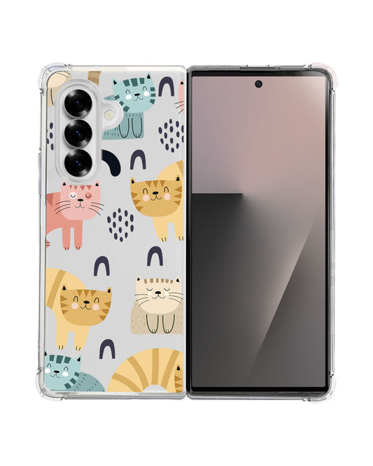 Android Flip / Fold Rearguard Hybrid - Rainbow Meow 1.0