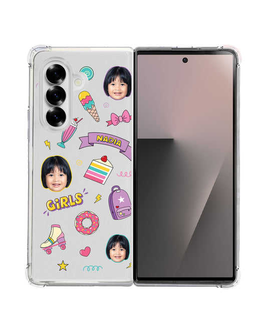 Android Flip / Fold Rearguard Hybrid - Face Grid Comic