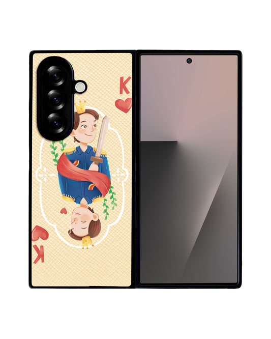 Android Flip / Fold Leather Grip - King (Couple Case)