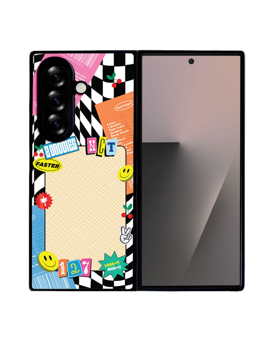 Android Flip / Fold Leather Grip - NCT 127 Photocard Frame