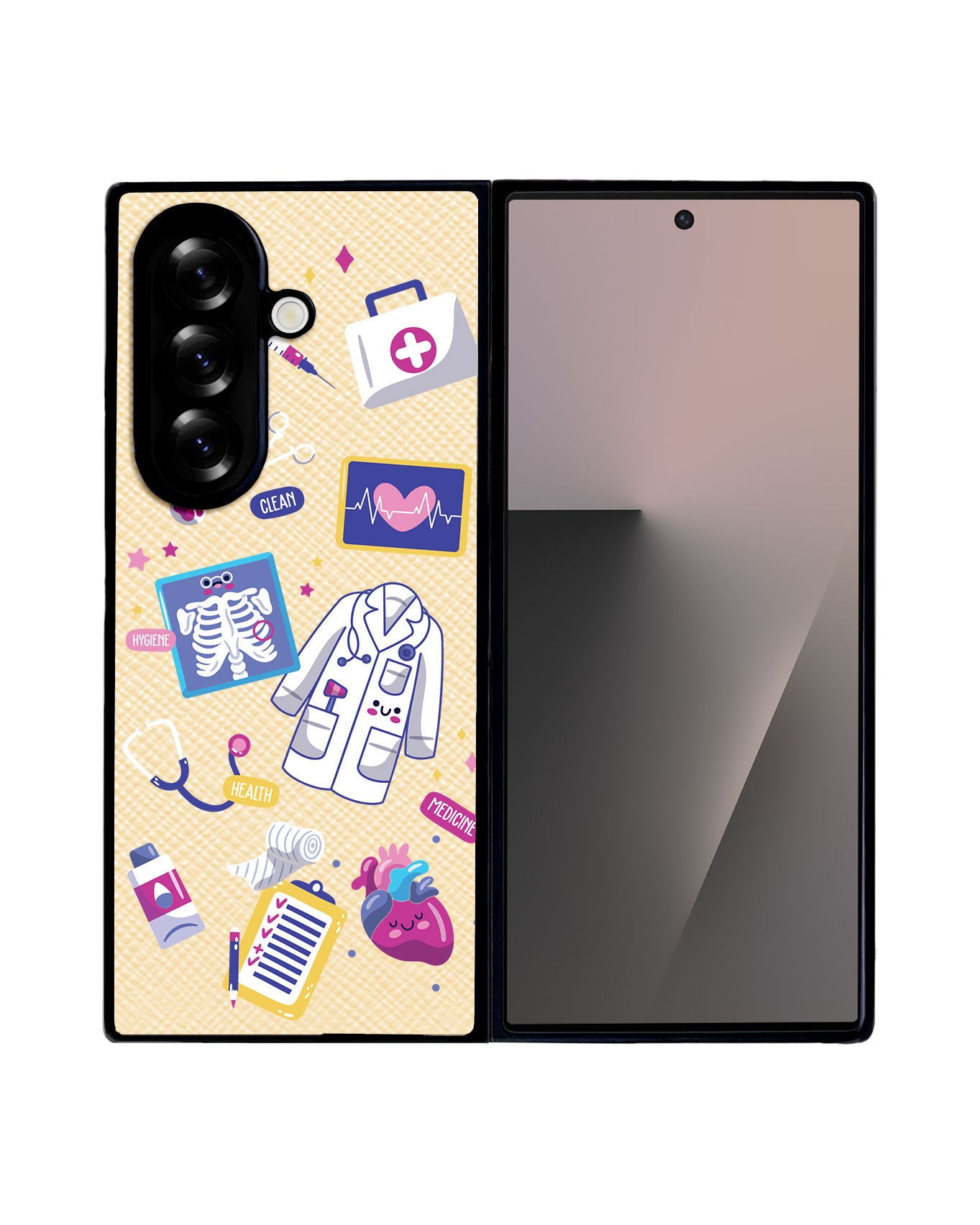 Android Flip / Fold Leather Grip - Doctor