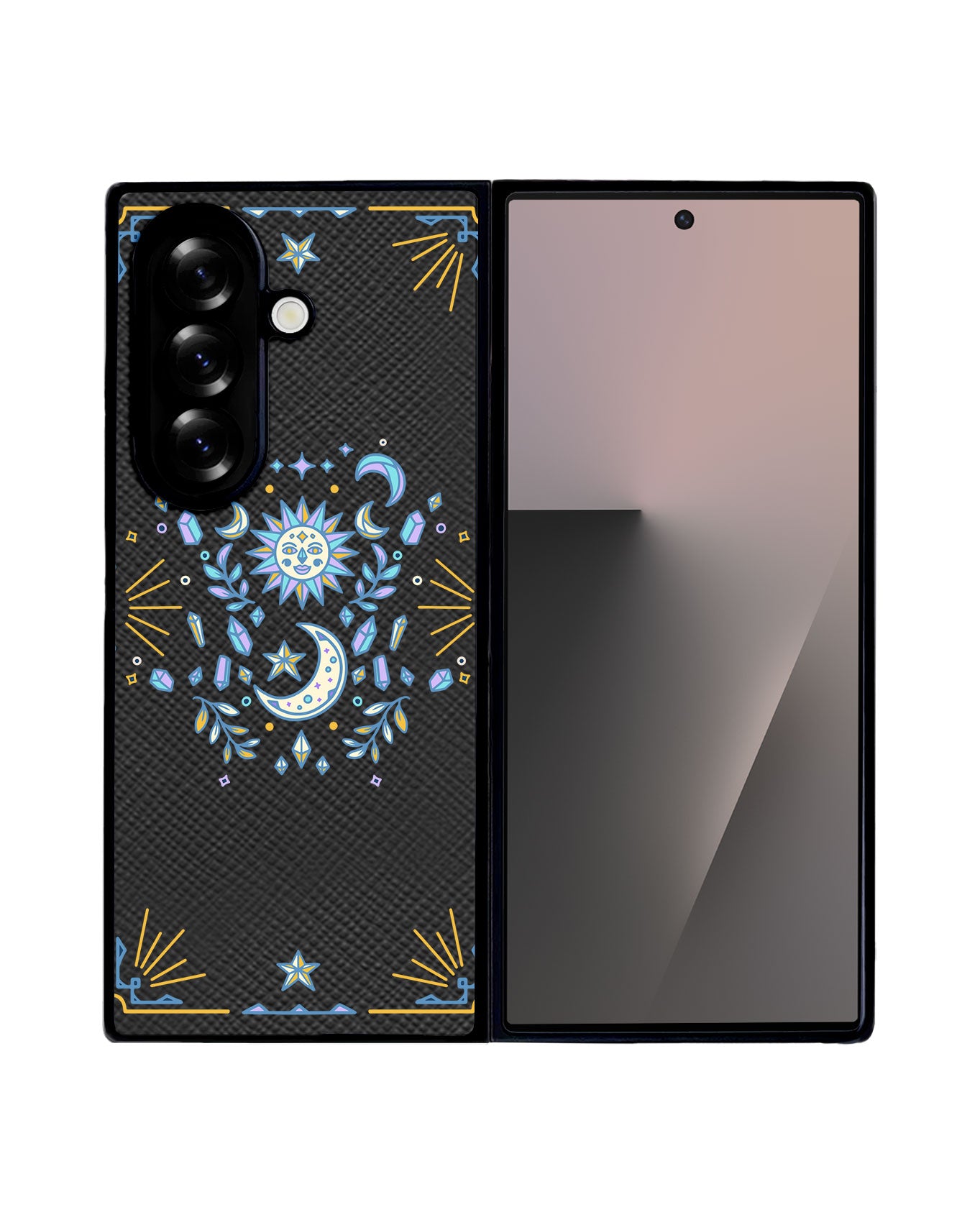 Android Flip / Fold Leather Grip - Cosmic Dream