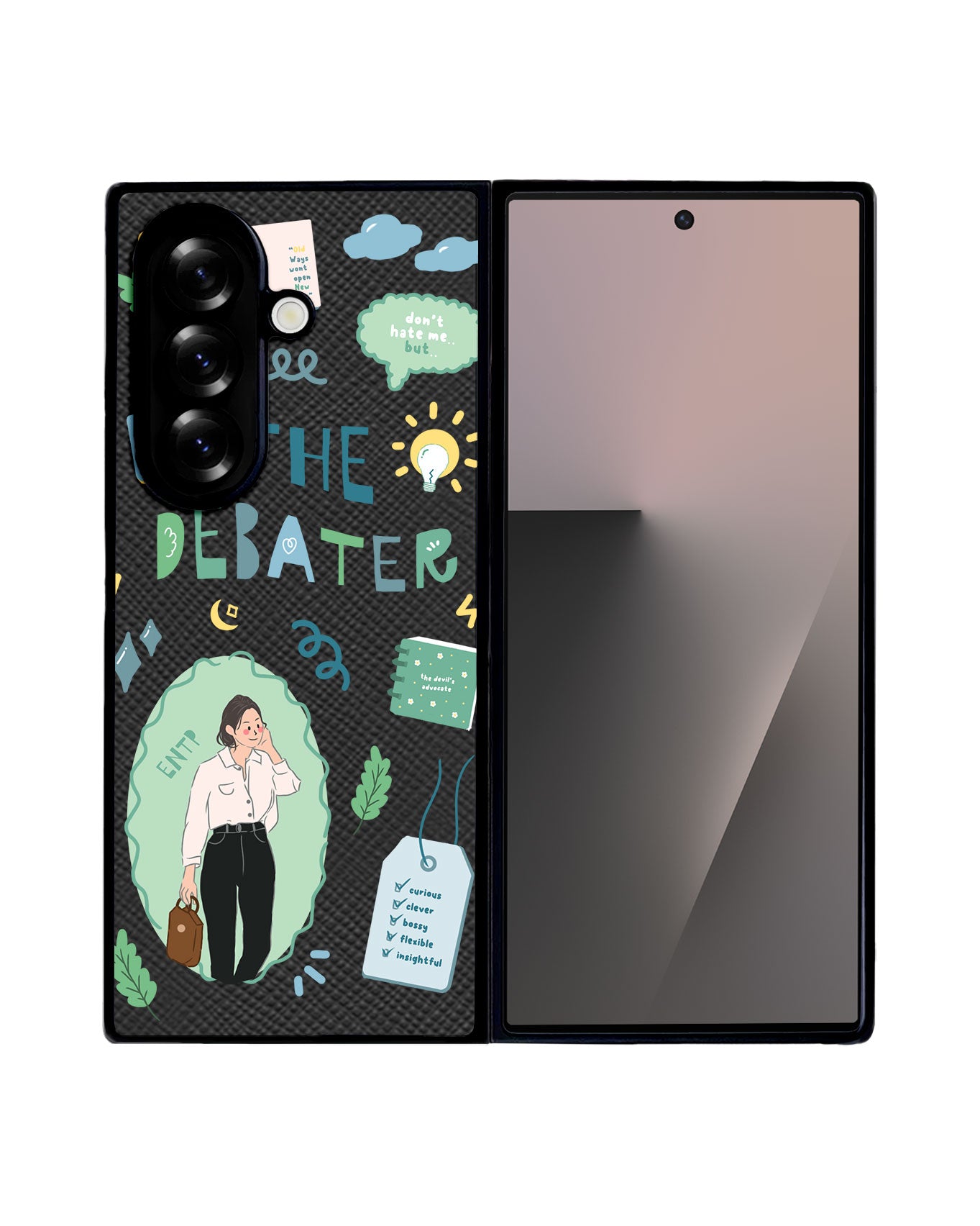 Android Flip / Fold Leather Grip - ENTP