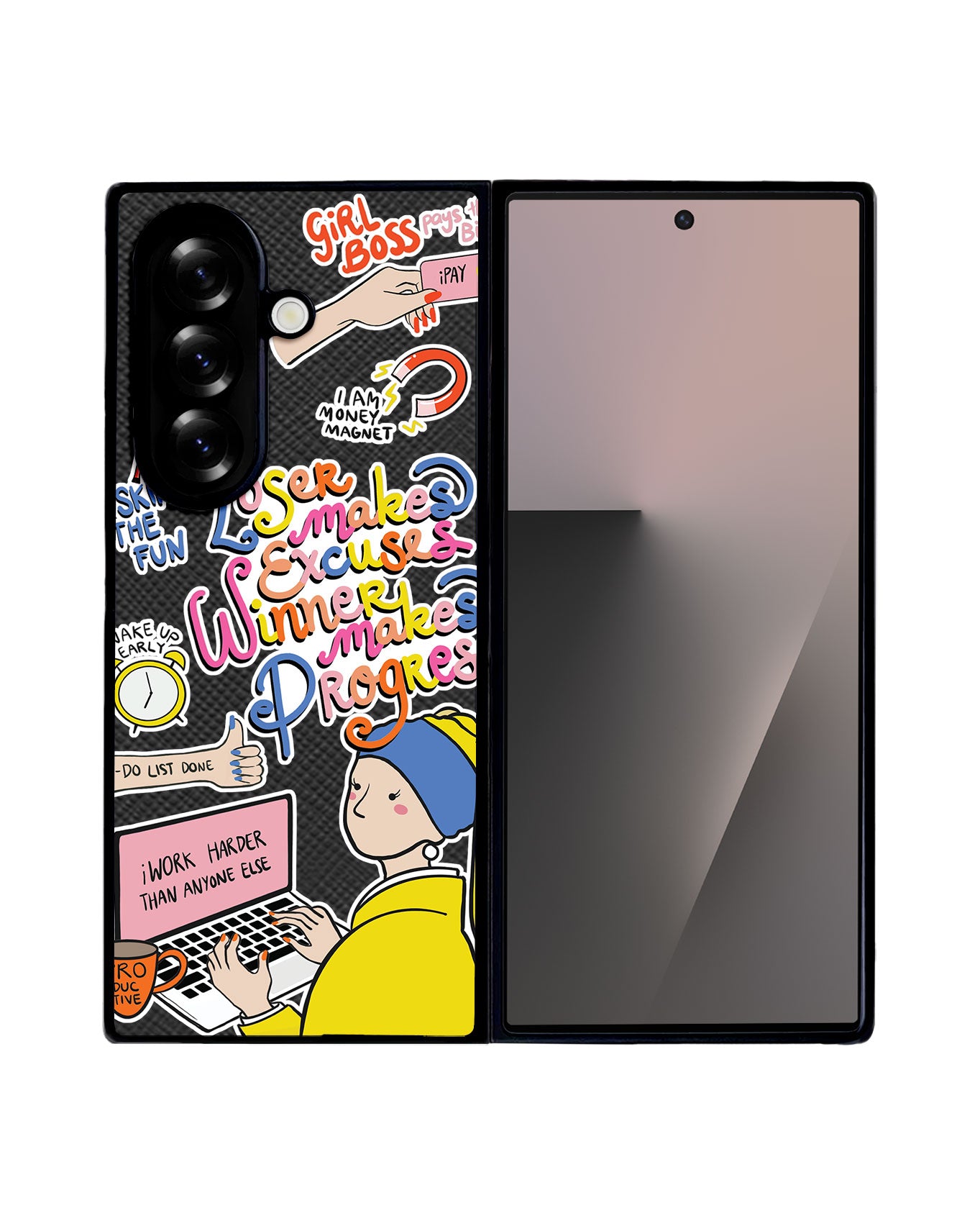 Android Flip / Fold Leather Grip - Ambitch