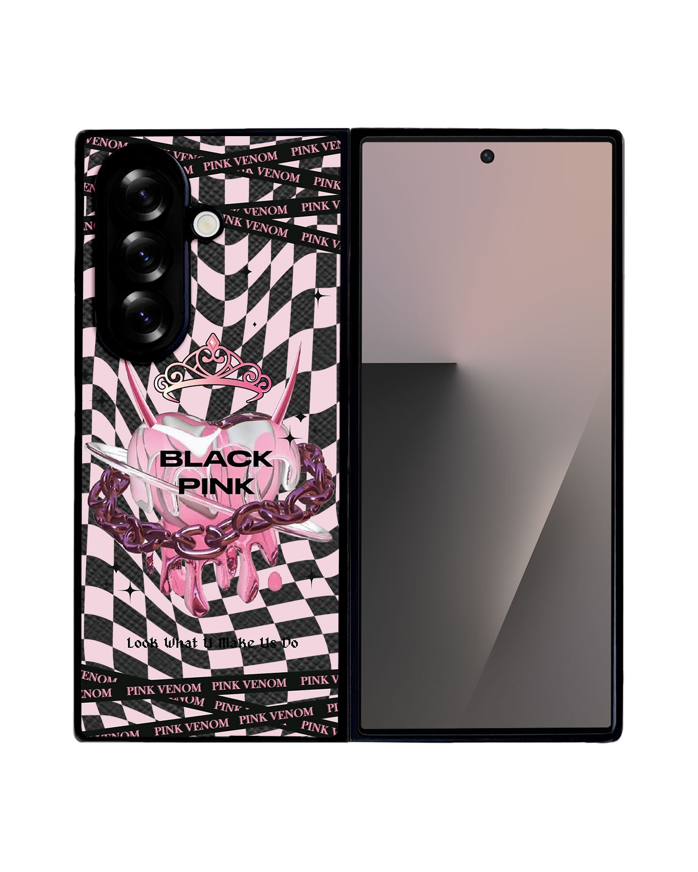 Android Flip / Fold Leather Grip - It's Blackpink