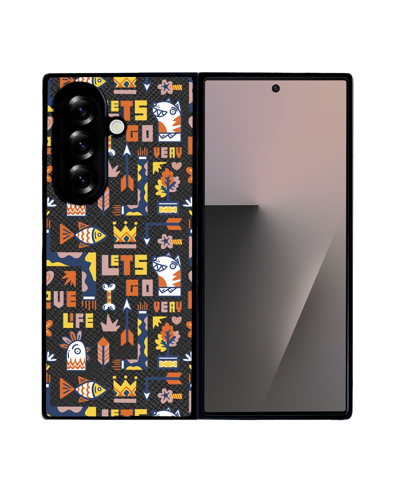 Android Flip / Fold Leather Grip - Life in Color