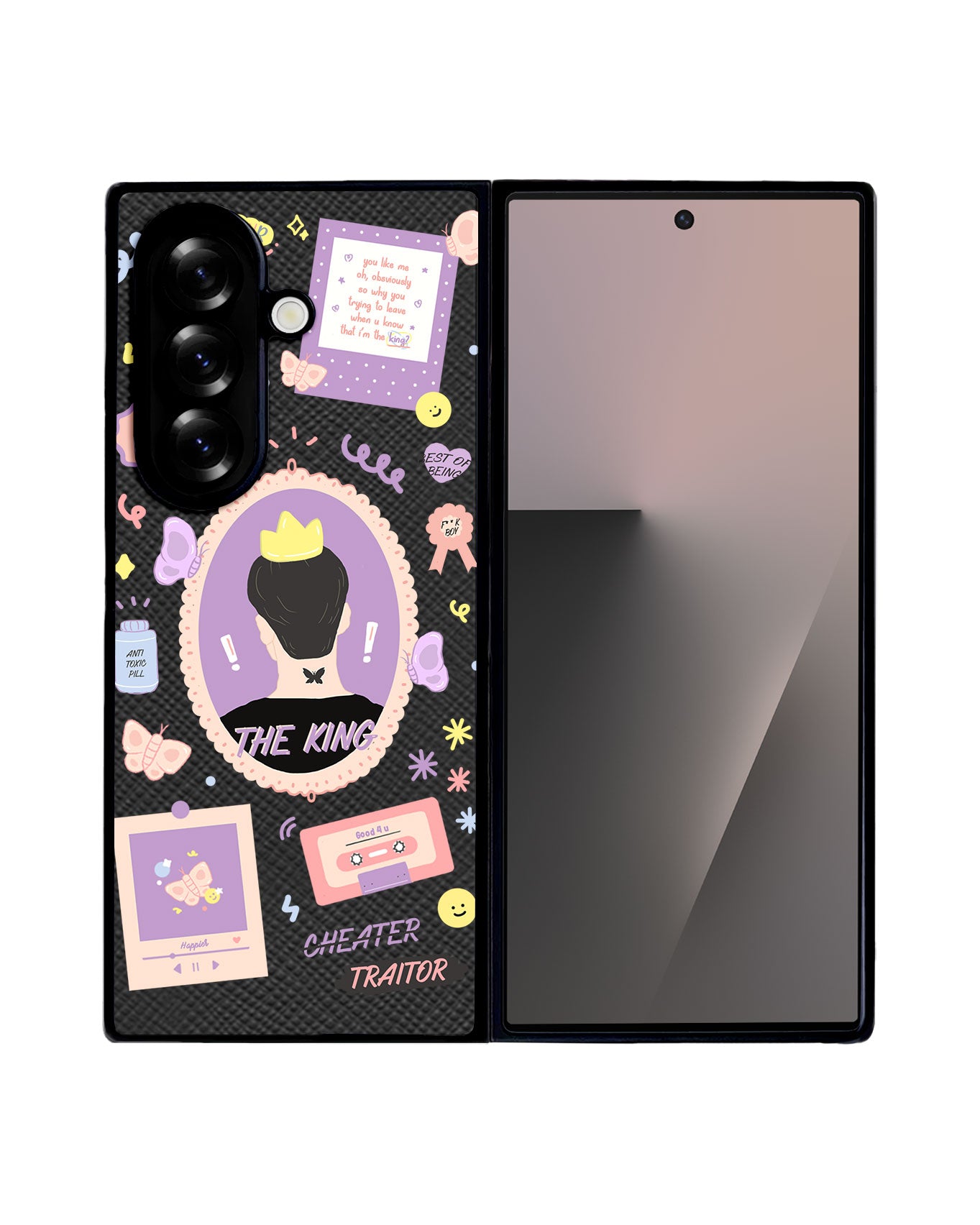 Android Flip / Fold Leather Grip - Nabi