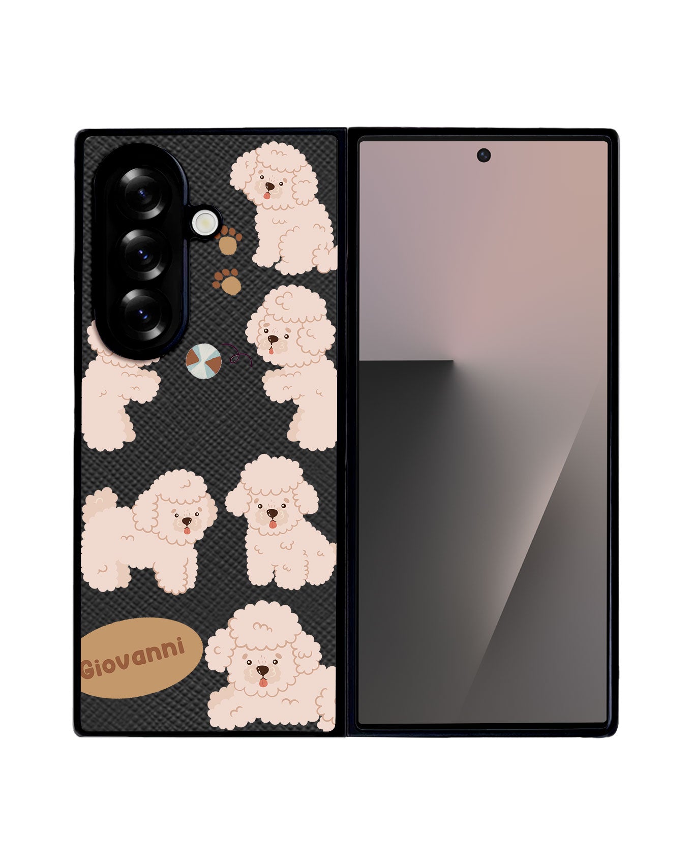 Android Flip / Fold Leather Grip - Poodle Squad 2.0