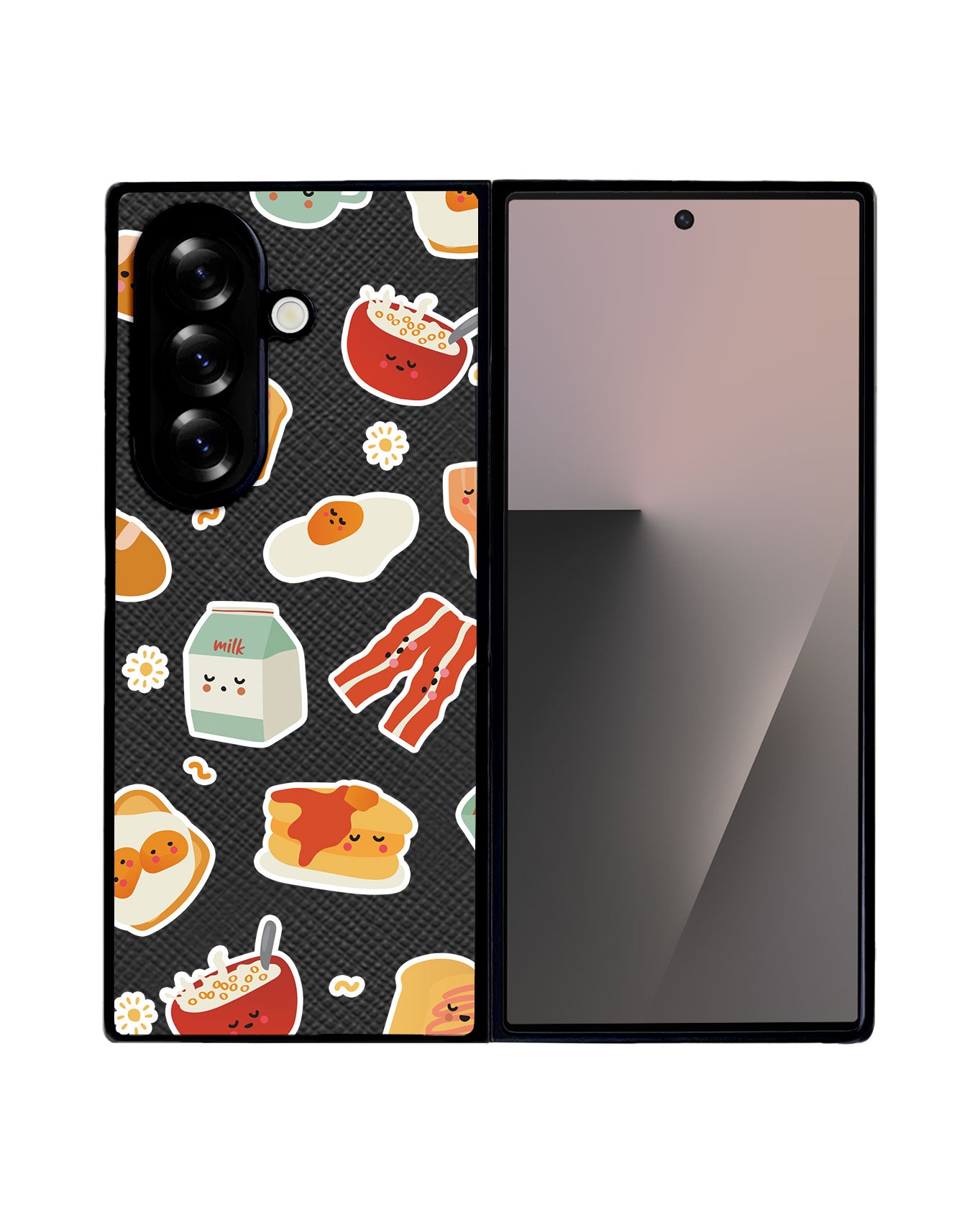 Android Flip / Fold Leather Grip - English Breakfast