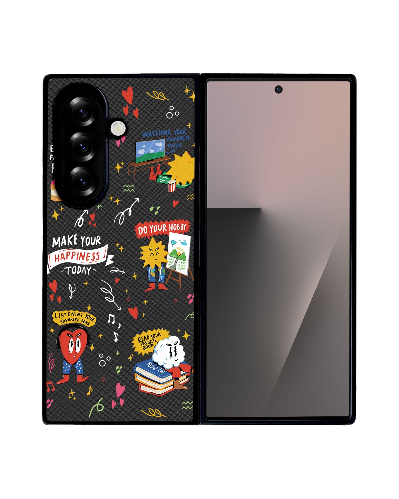 Android Flip / Fold Leather Grip - Selfless Love 1.0