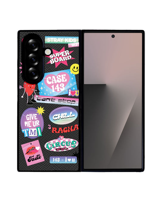 Android Flip / Fold Leather Grip - Stray Kids Case 143