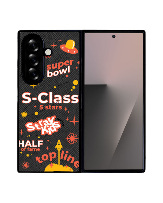 Android Flip / Fold Leather Grip - Stray Kids 5 Stars