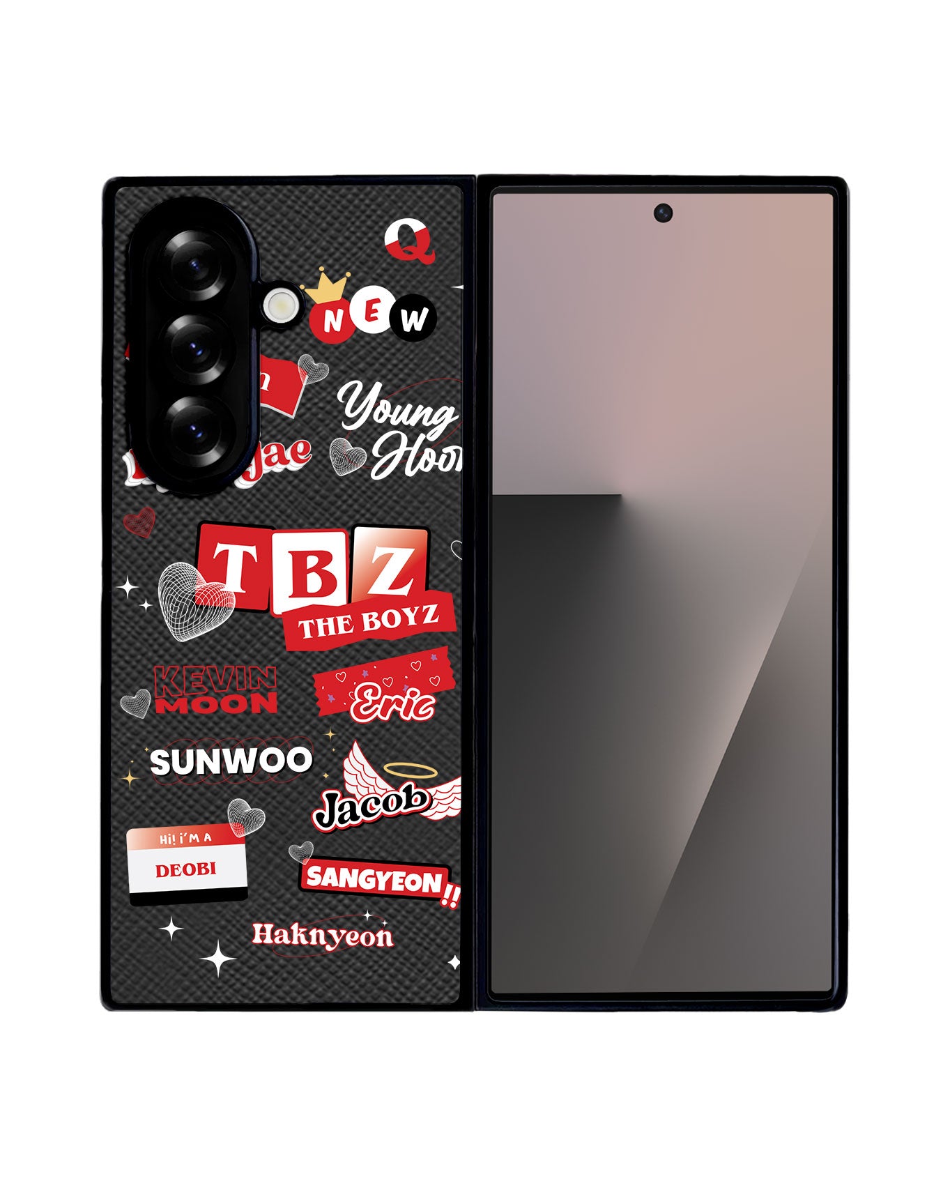 Android Flip / Fold Leather Grip - The Boyz Members