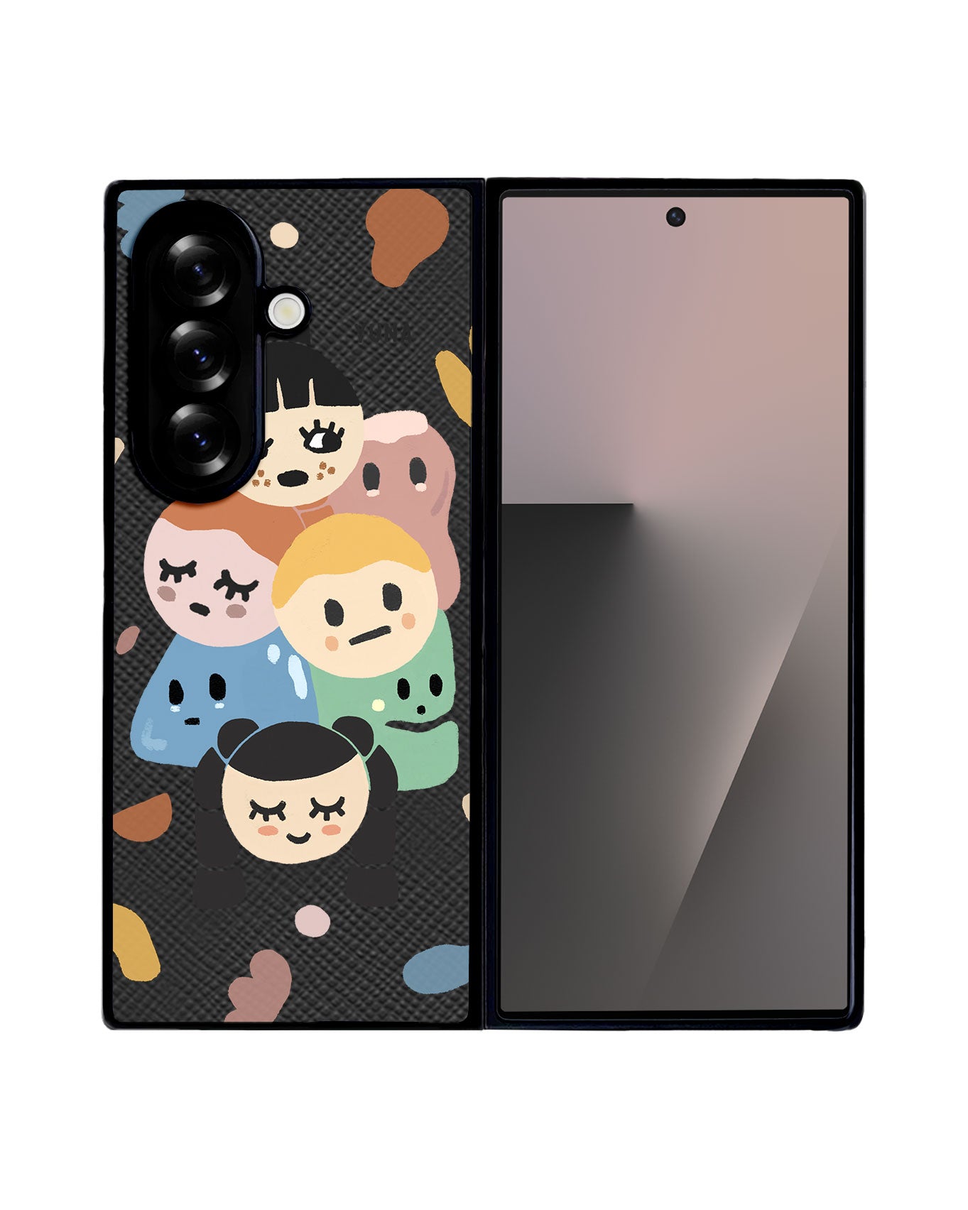 Android Flip / Fold Leather Grip - Doodle 1.0