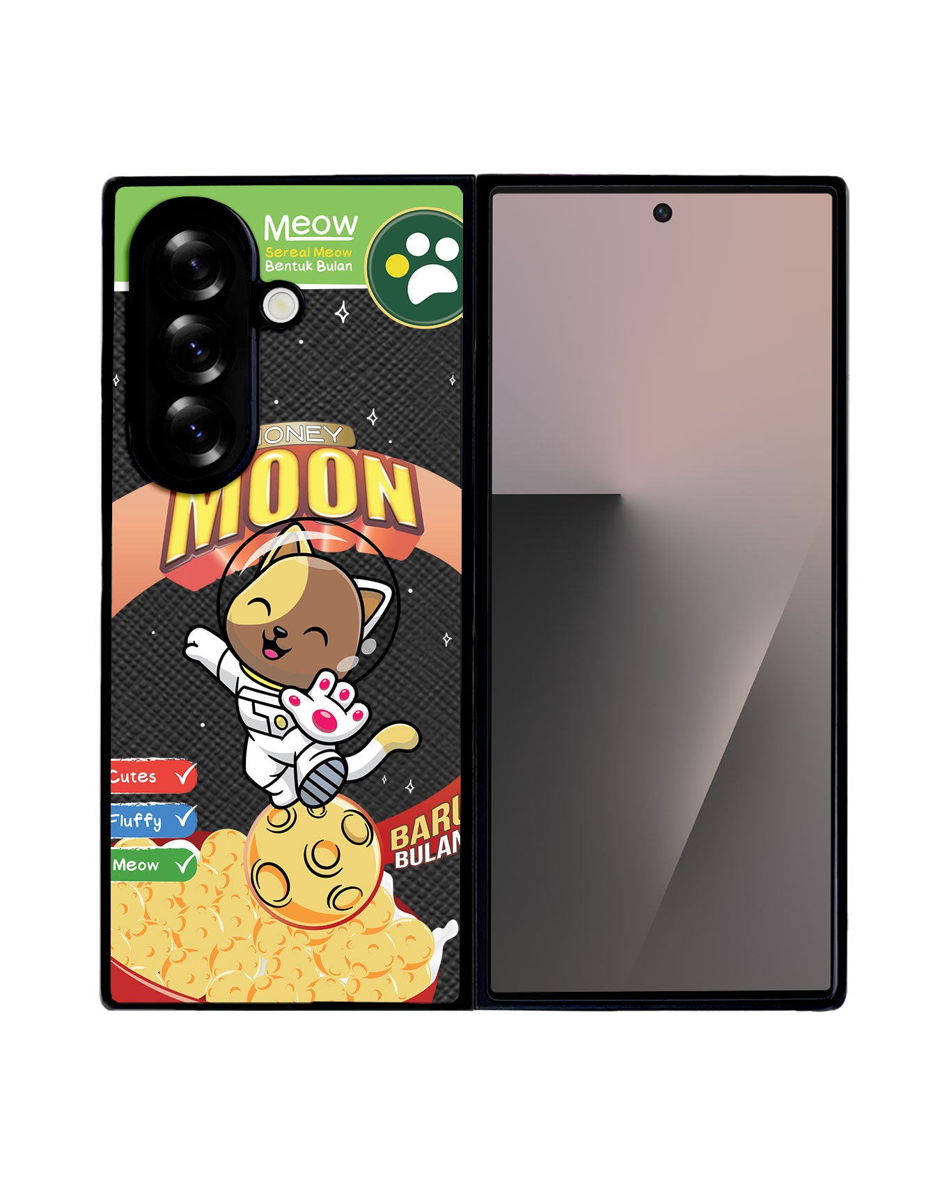 Android Flip / Fold Leather Grip - Honey Moon