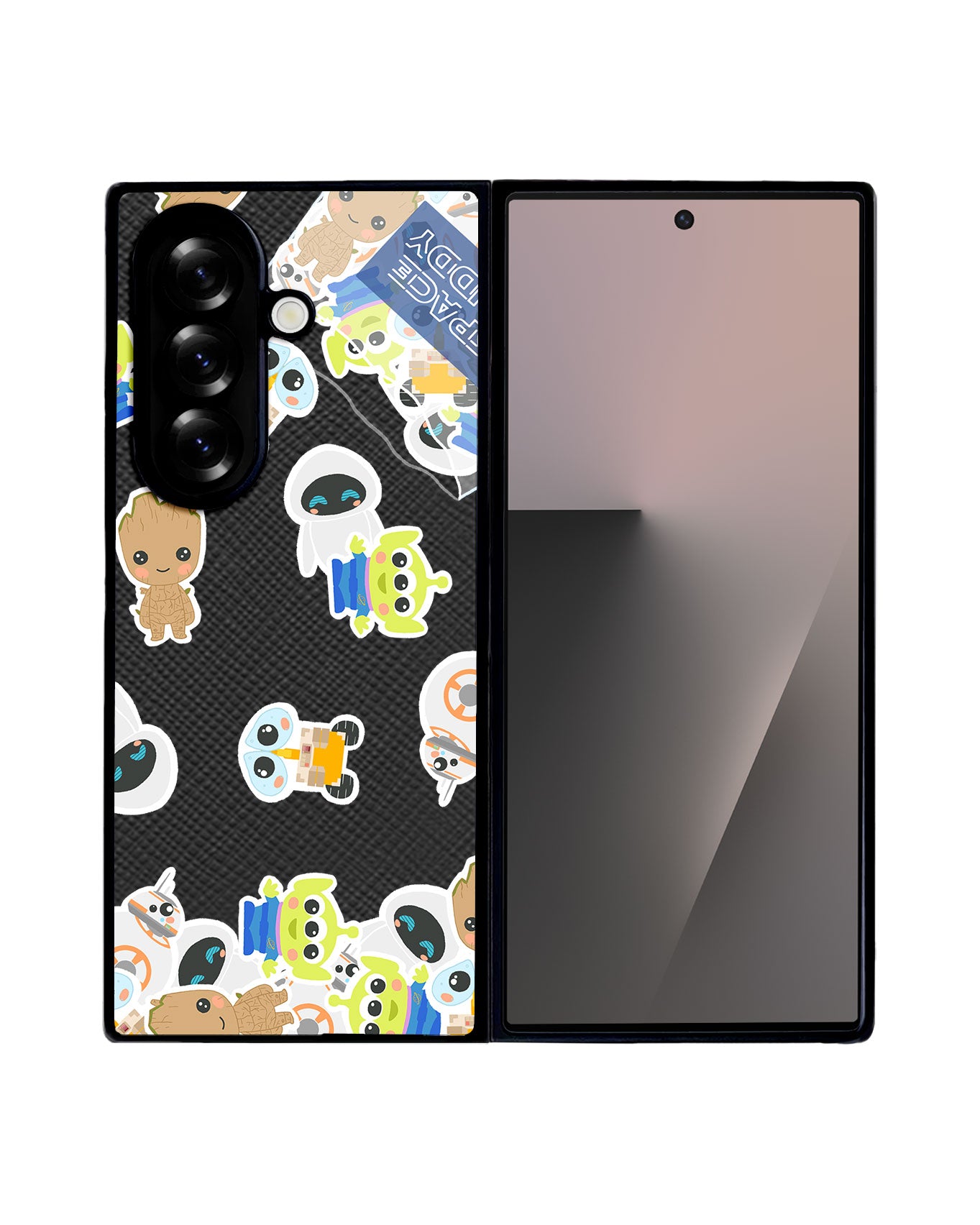 Android Flip / Fold Leather Grip - Buddy Space