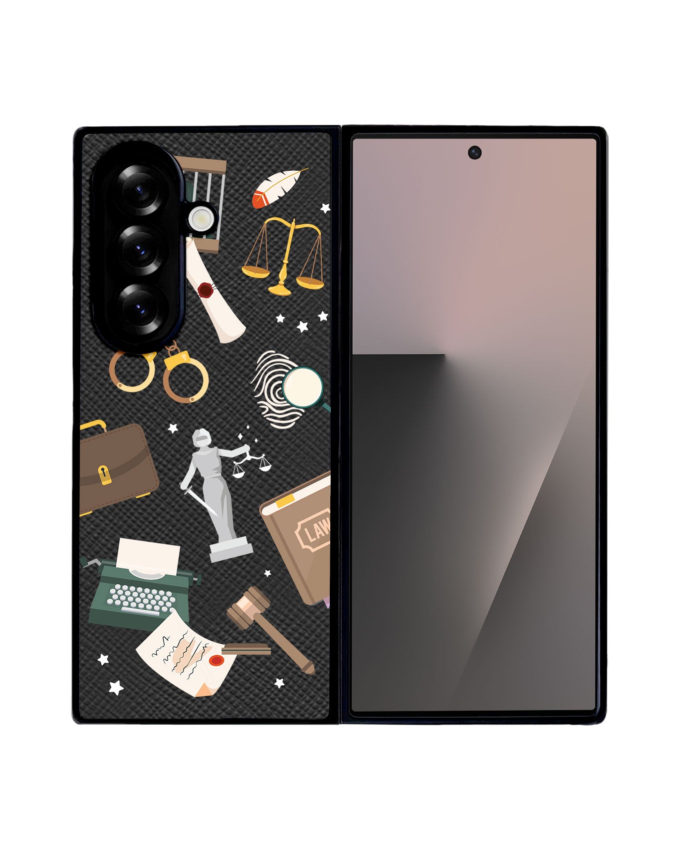 Android Flip / Fold Leather Grip - Lawyer