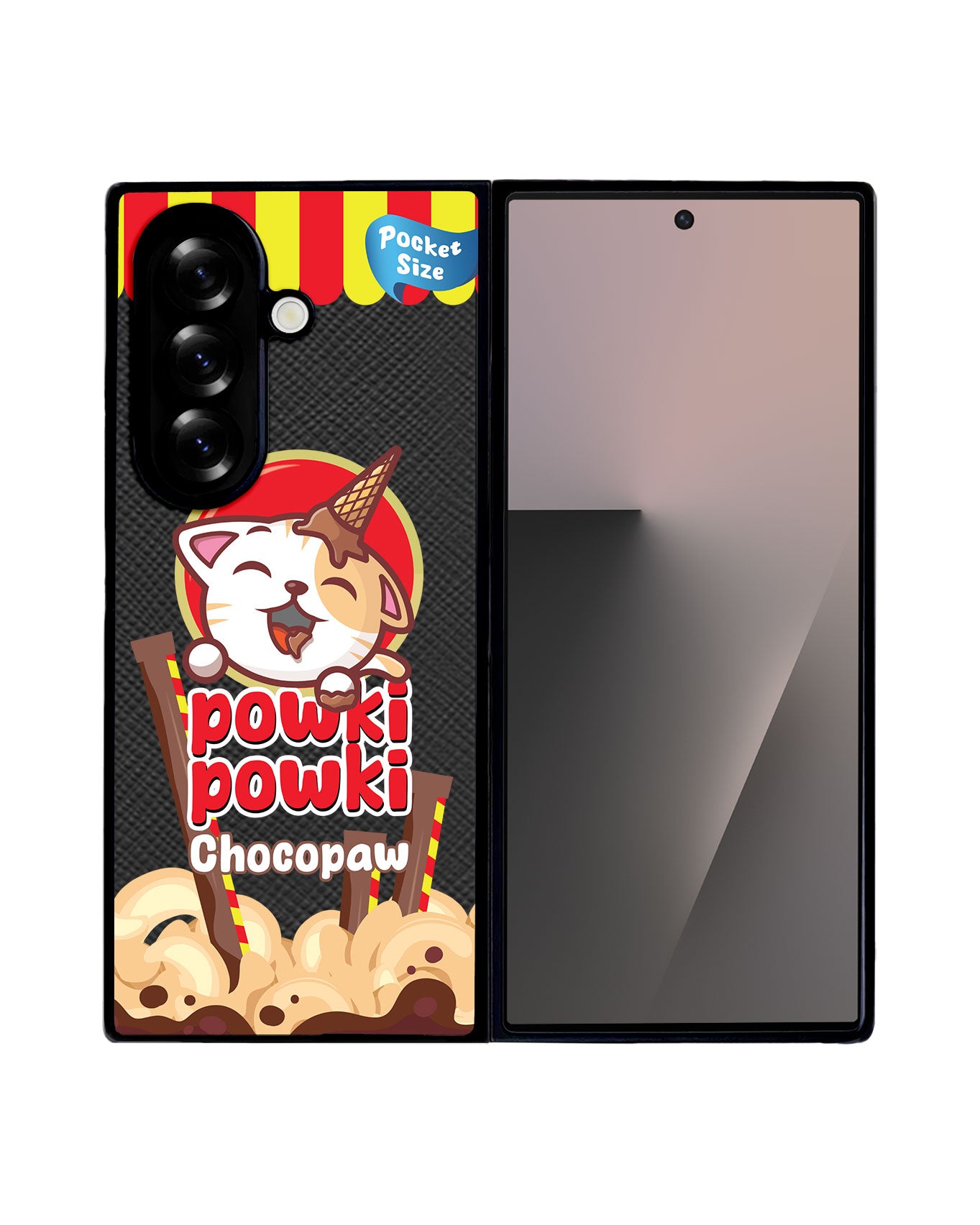 Android Flip / Fold Leather Grip - Powki Powki