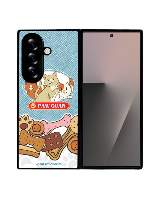 Android Flip / Fold Leather Grip - Pawguan Cat