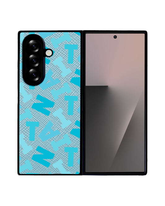 Android Flip / Fold Leather Grip - Scattered Monogram 5.0