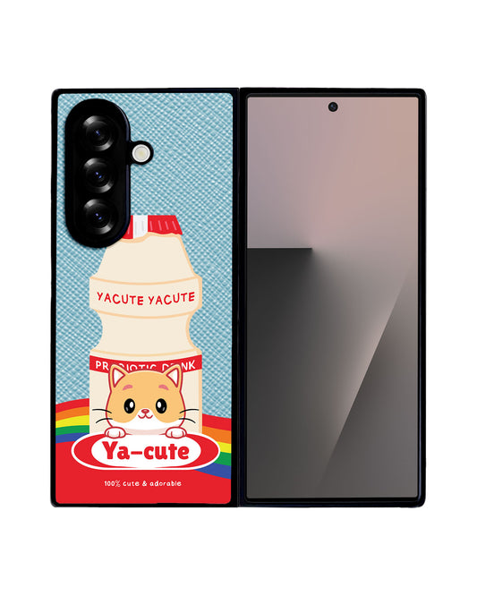 Android Flip / Fold Leather Grip - Yacute Cat