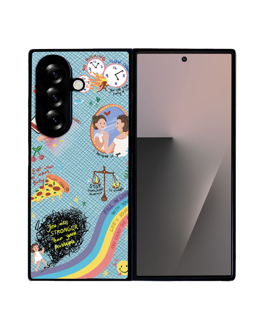 Android Flip / Fold Leather Grip - Self Love 2.0