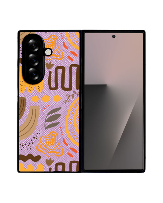 Android Flip / Fold Leather Grip - Hello Autumn