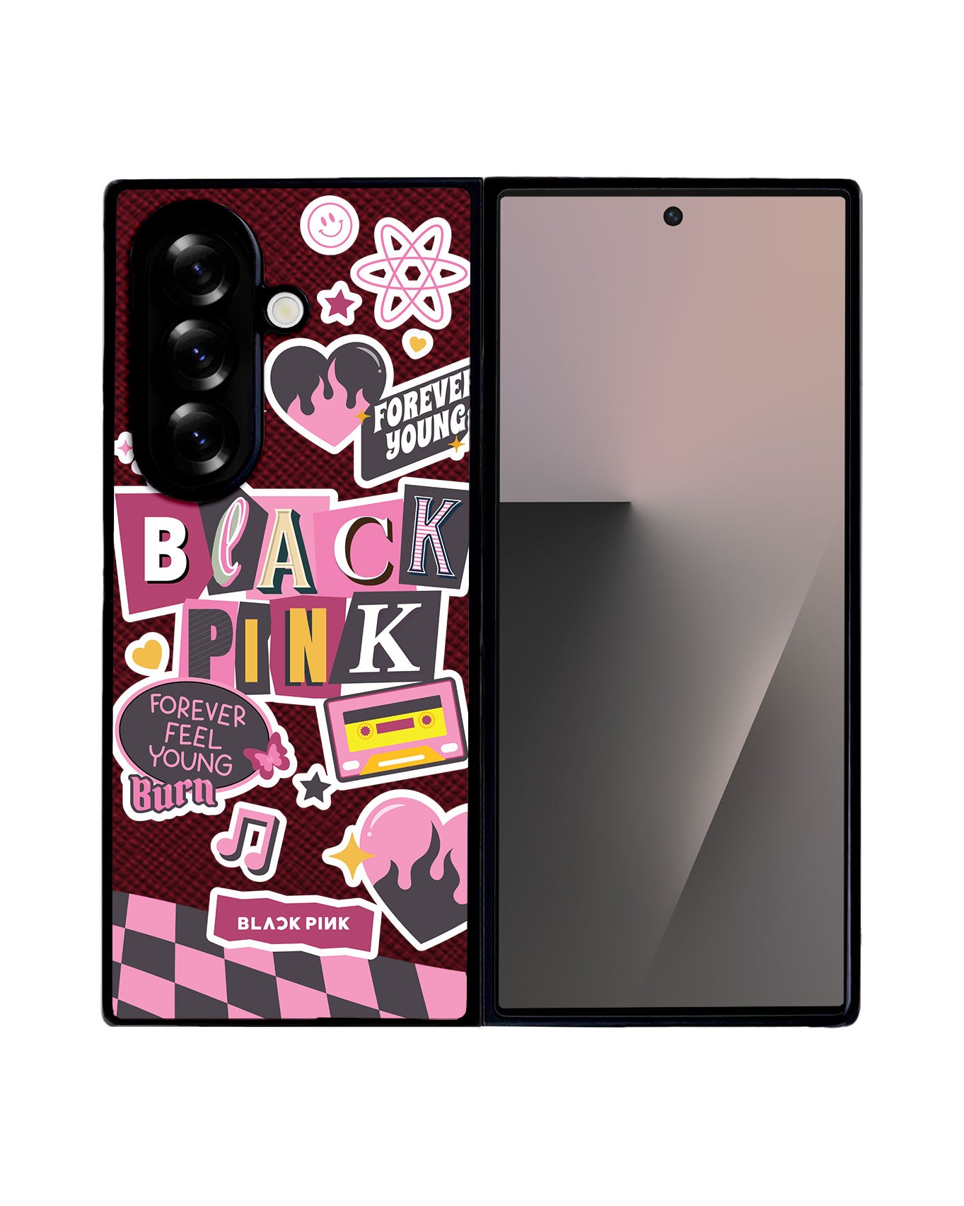 Android Flip / Fold Leather Grip - Blackpink Forever Young