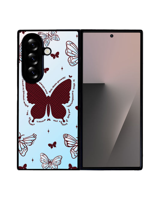 Android Flip / Fold Leather Grip - Butterfly Effect 3.0