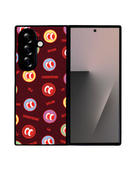 Android Flip / Fold Leather Grip - Itzy Monogram