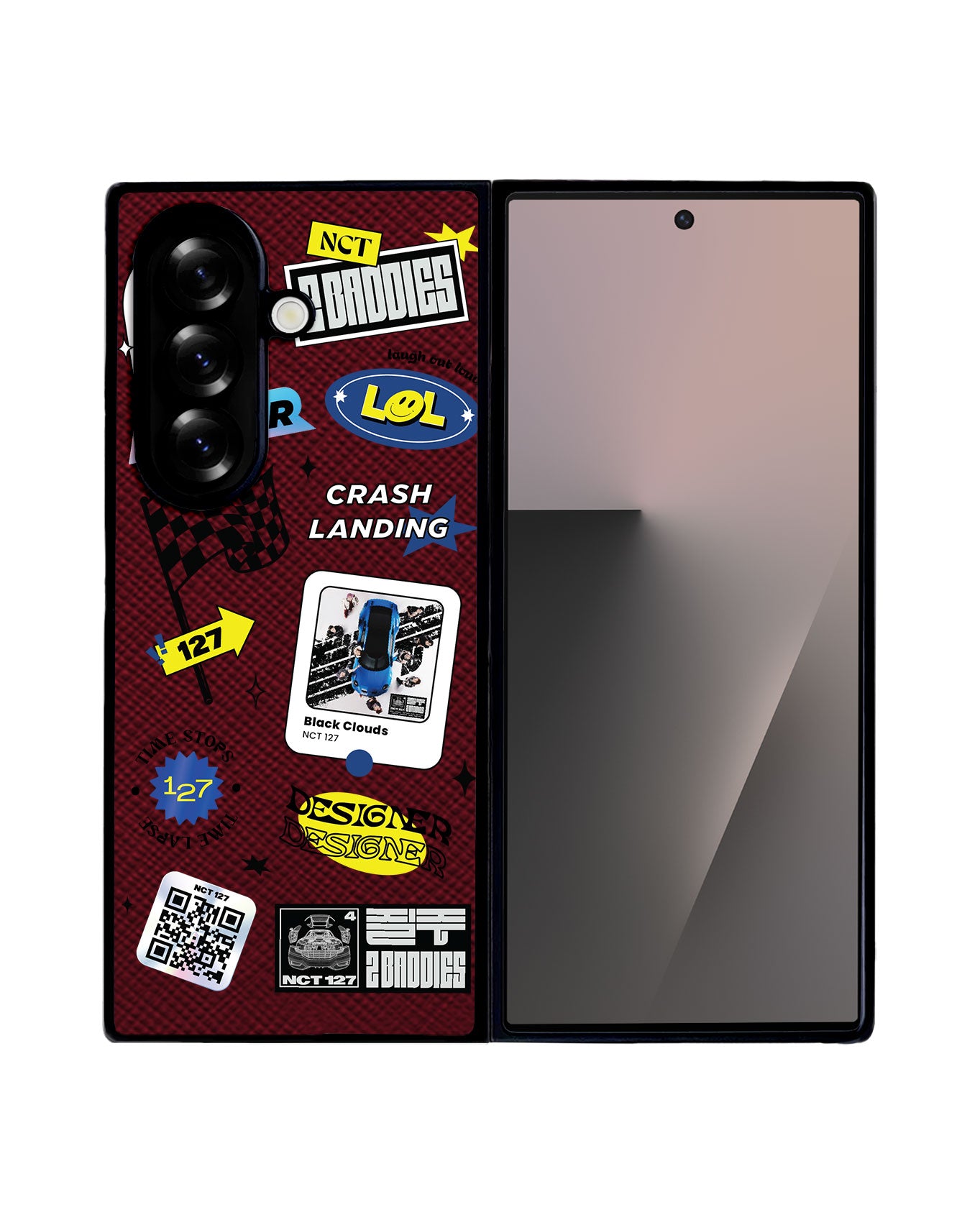 Android Flip / Fold Leather Grip - NCT 127 Sticker Pack