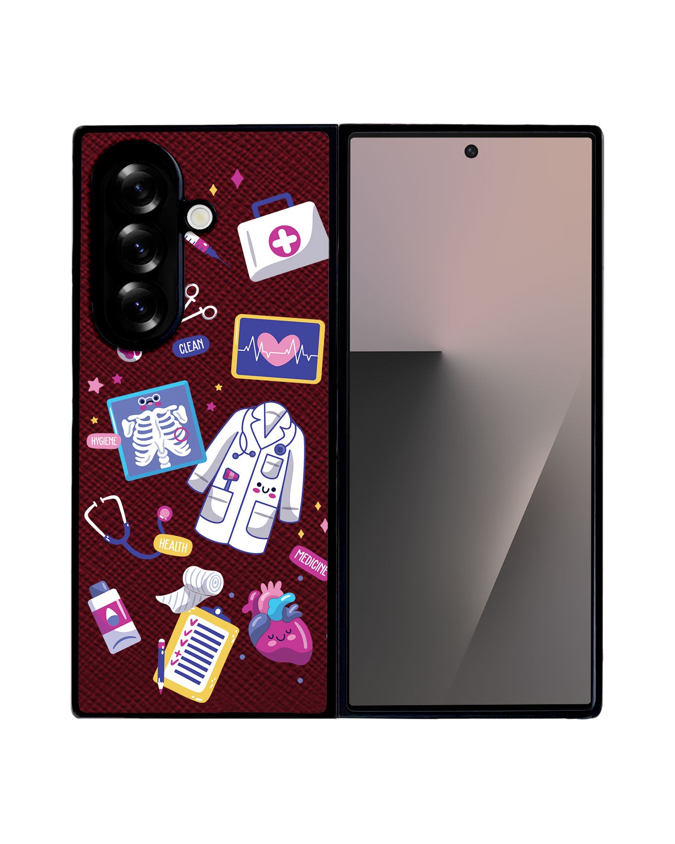 Android Flip / Fold Leather Grip - Doctor
