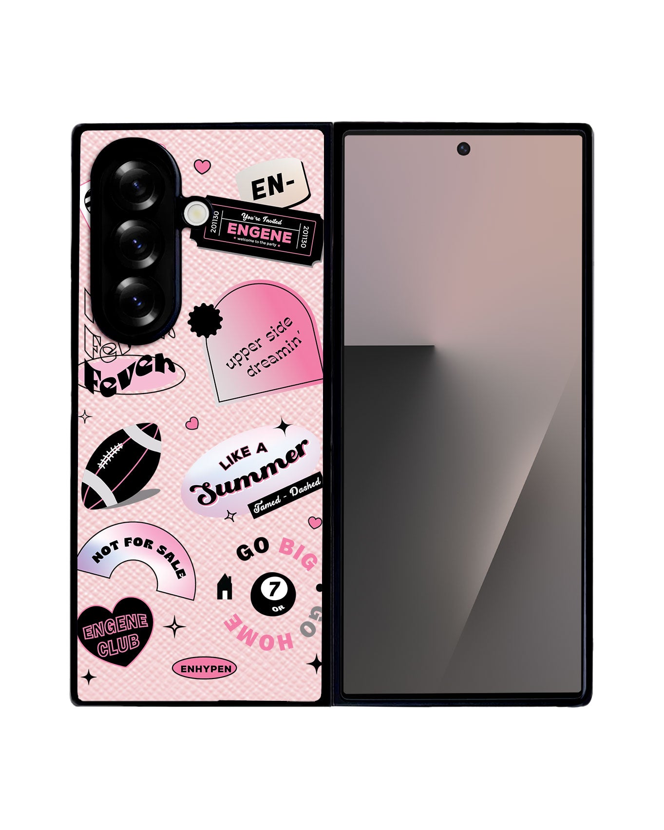 Android Flip / Fold Leather Grip - Enhypen Sticker Pack