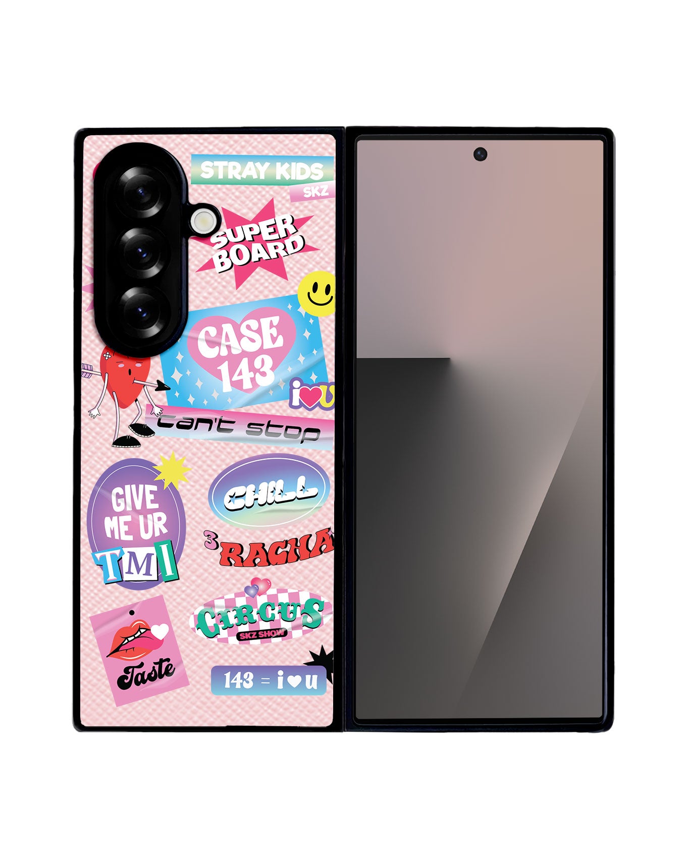 Android Flip / Fold Leather Grip - Stray Kids Case 143