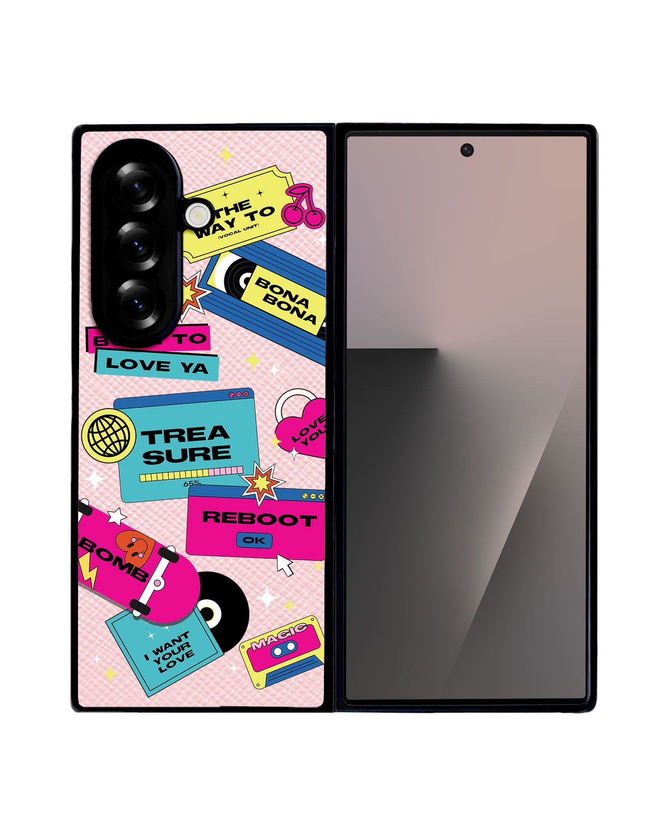 Android Flip / Fold Leather Grip - Treasure Reboot