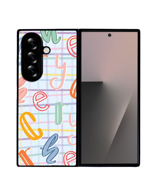 Android Flip / Fold Avant-Gloss Grip - Doodle Monogram 1.0
