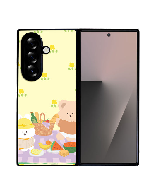 Android Flip / Fold Avant-Gloss Grip - Picnic Bear Lilac