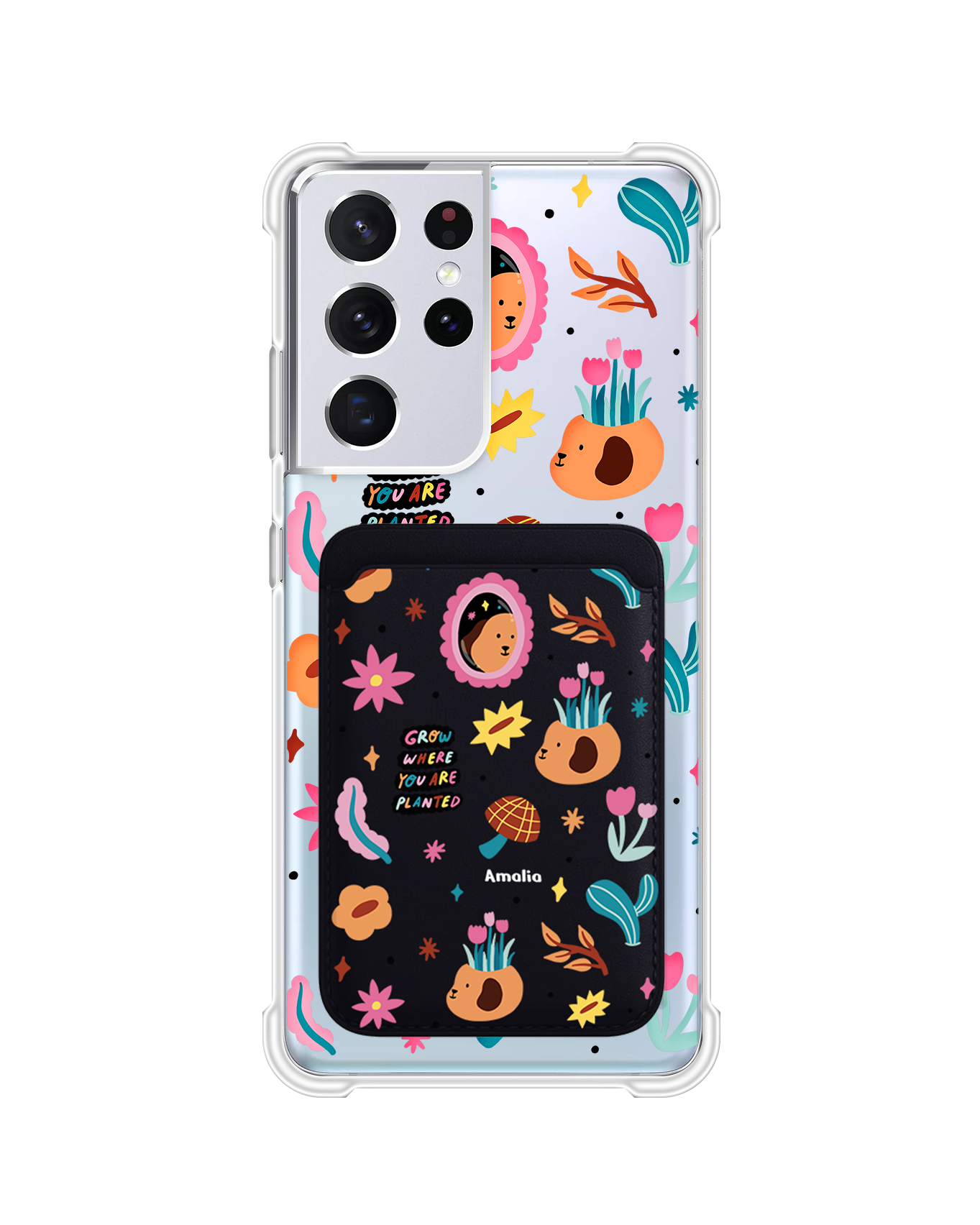 Android Magnetic Wallet Case - Grow And Bloom