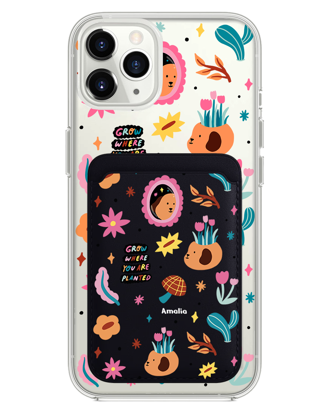 iPhone Magnetic Wallet Case - Grow and Bloom