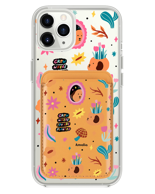 iPhone Magnetic Wallet Case - Grow and Bloom