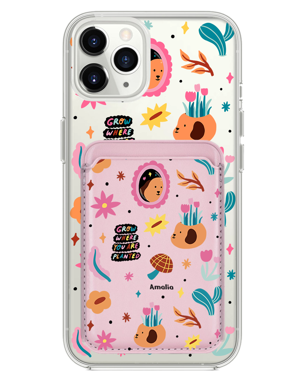 iPhone Magnetic Wallet Case - Grow and Bloom