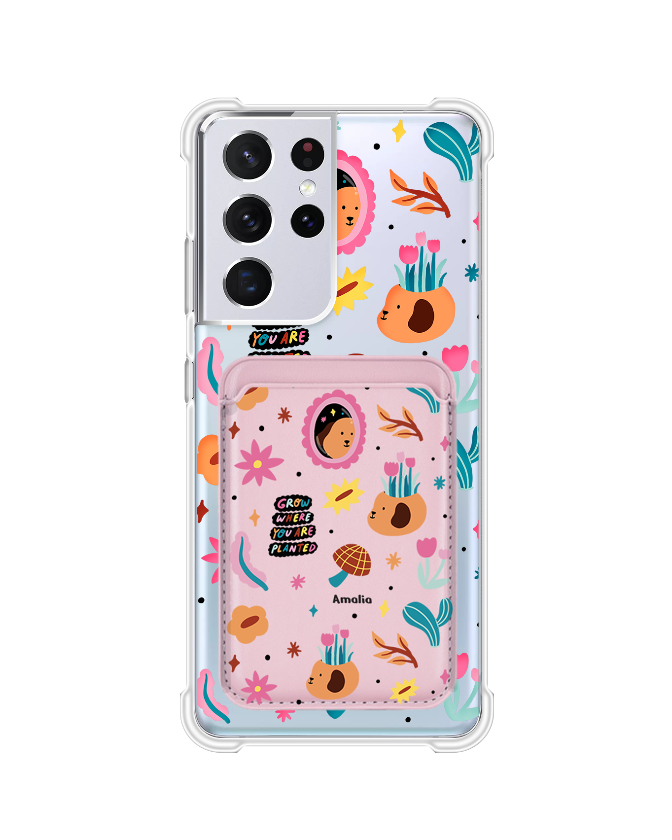 Android Magnetic Wallet Case - Grow And Bloom