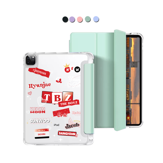 iPad Macaron Flip Cover - The Boyz Members