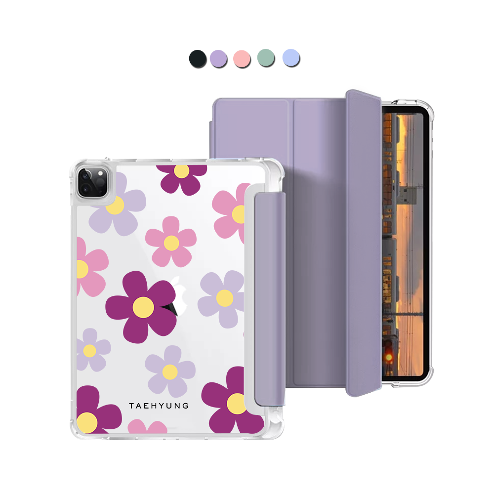 iPad Macaron Flip Cover - Daisy Paradise