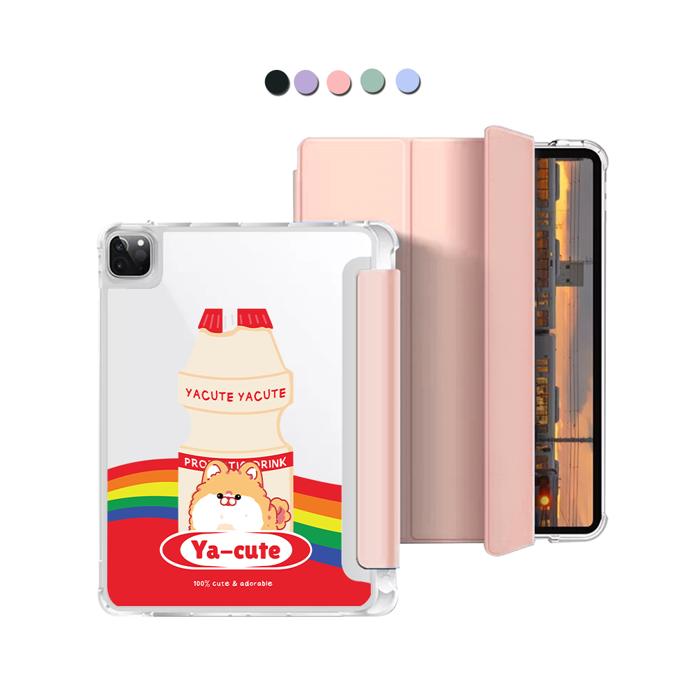 iPad Macaron Flip Cover - Yacute Dog