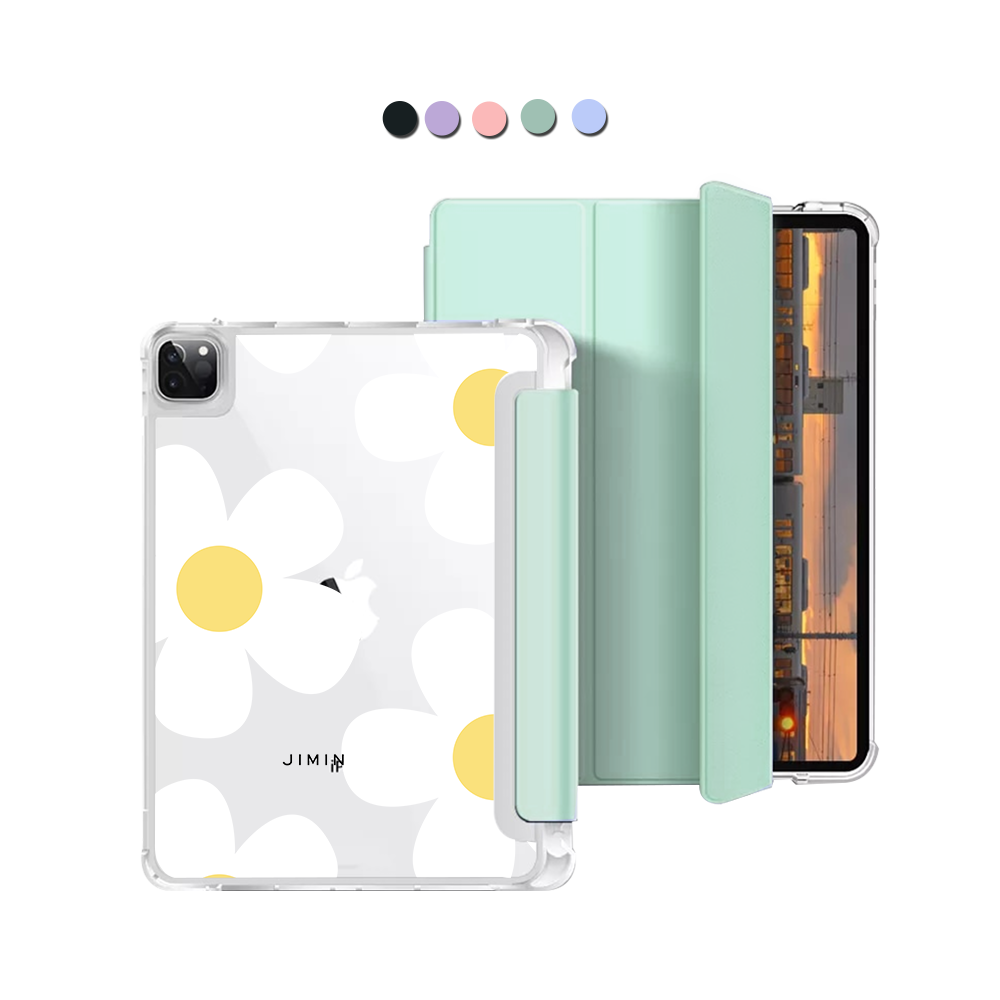 iPad Macaron Flip Cover - Daisy 4.0