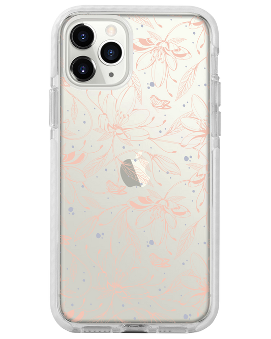 iPhone Rearguard Bumper - Sketchy Flower & Butterfly 1.0