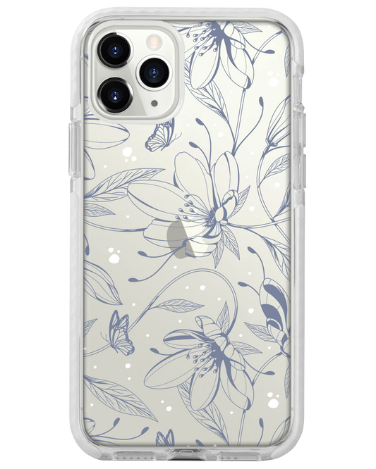 iPhone Rearguard Bumper - Sketchy Flower & Butterfly 2.0